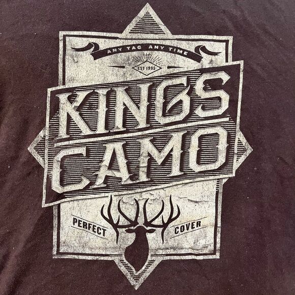 King’s Camo Brown T-Shirt  - Picture 3 of 7